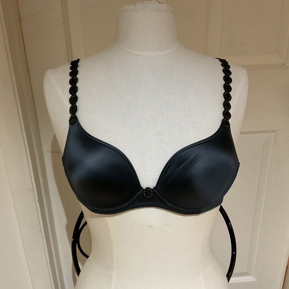 Marie Jo Tom Heart Shaped Padded Bra - Graphite Grey